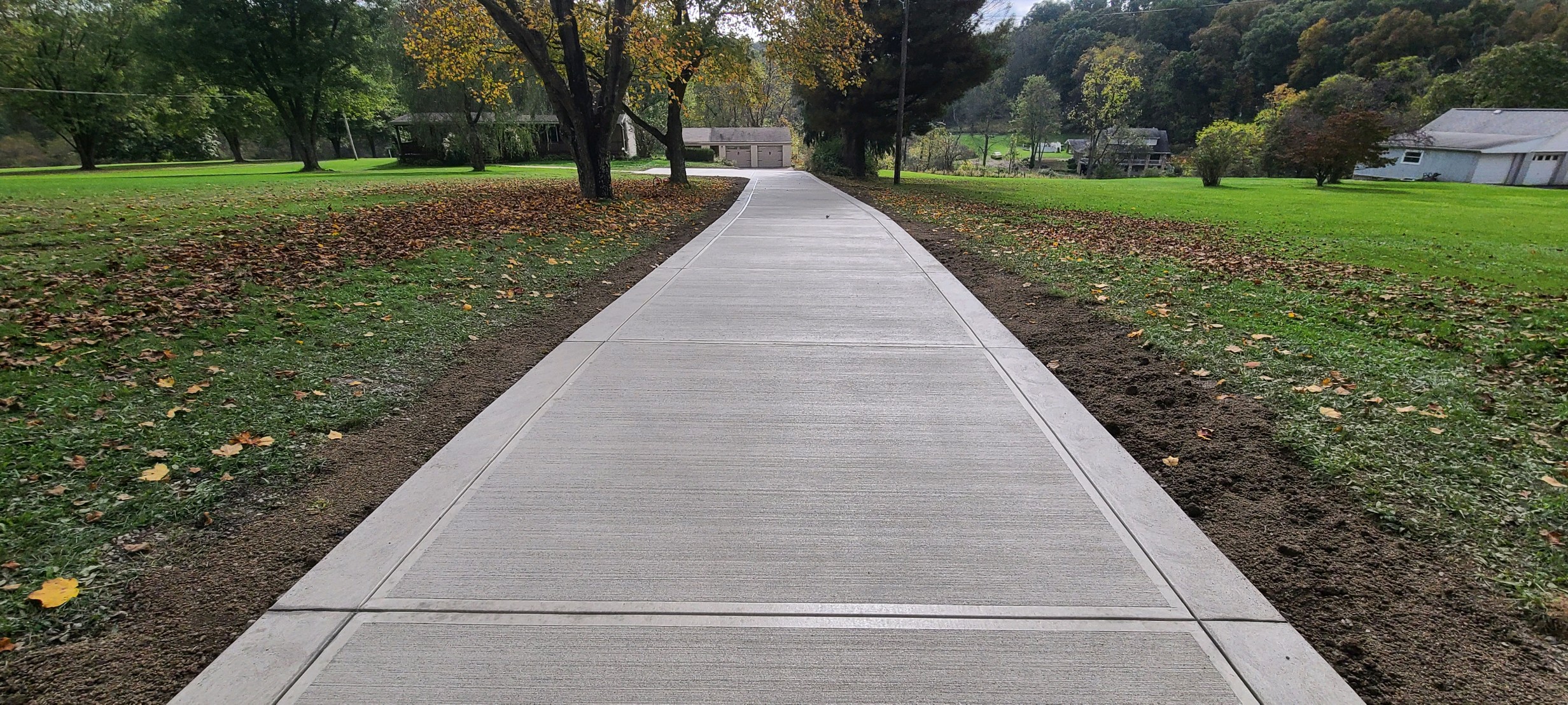 concrete driveway