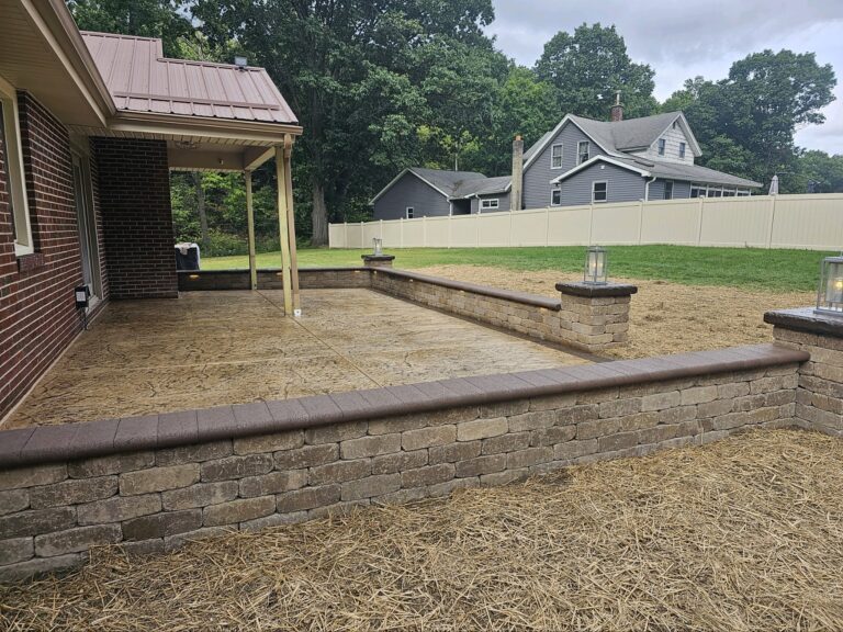 Concrete Sitting Wall