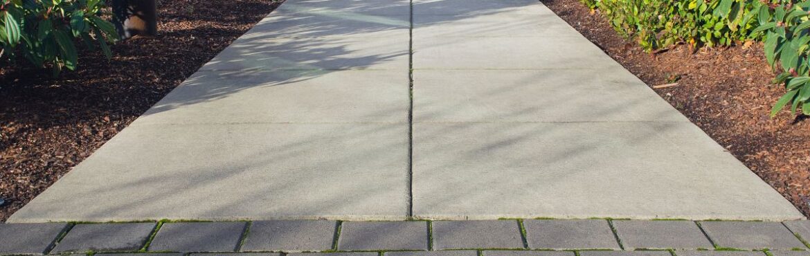 Concrete work completed for commercial property