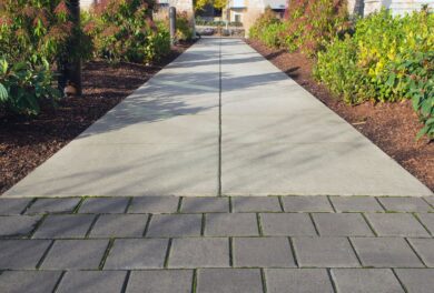 Concrete work completed for commercial property