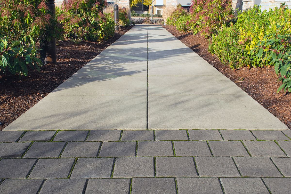 Concrete work completed for commercial property