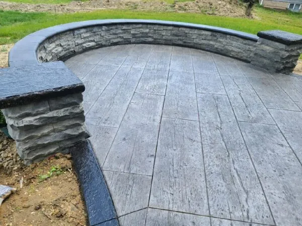 Concrete Sitting Walls