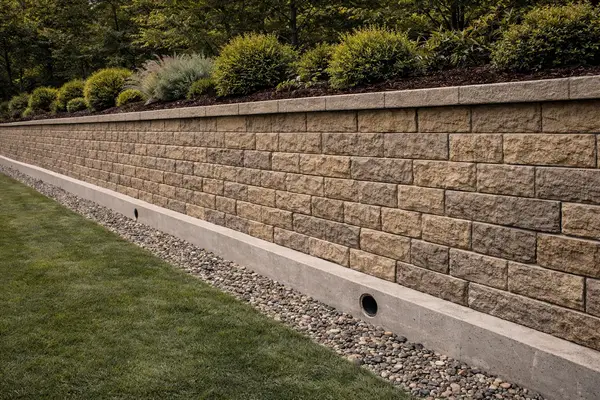 Corner retaining wall structure