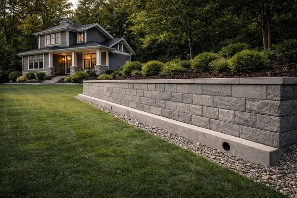 Structural retaining wall corner