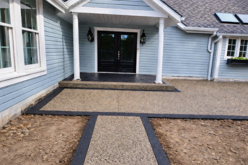 newly renovated walkway