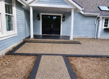 newly renovated walkway